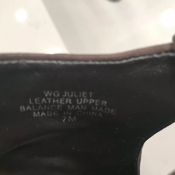 Guess Juliet Leather Shoes Sandals Heels Size 7 - Picture 2 of 8